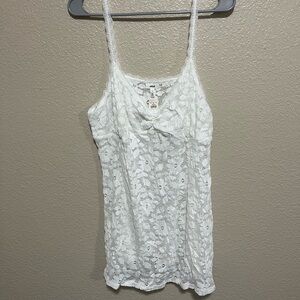 Aerie White Lace Dress